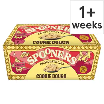 Tesco Spooners Chocolate Chip Cookie Dough 2x75g offer