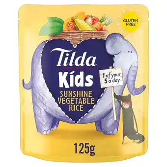 Tesco Tilda Kids Sunshine Vegetable Rice 125G offer