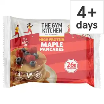 Tesco The Gym Kitchen High Protein Maple Pancakes 4 pack offer