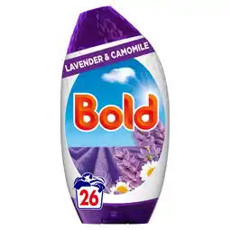 Tesco Bold Washing Gel Lavender & Camomile 26 washes 858ml offer