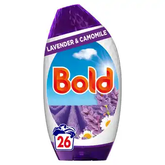 Tesco Bold Washing Gel Lavender & Camomile 26 washes 858ml offer