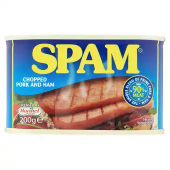 Tesco Spam Chopped Pork & Ham 200G offer