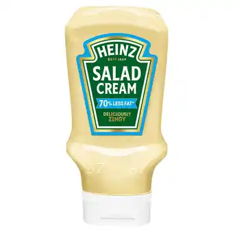 Tesco Heinz Salad Cream 70% Less Fat 415g offer