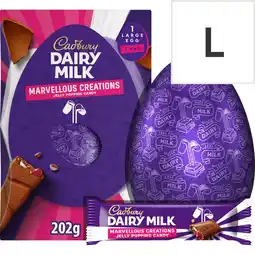 Tesco Cadbury Dairy Milk Marvellous Creations Chocolate Easter Egg 202g offer