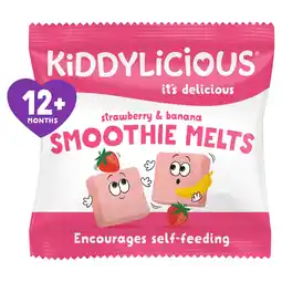 Tesco Kiddylicious Strawberry & Banana Smoothie Melts 6G offer