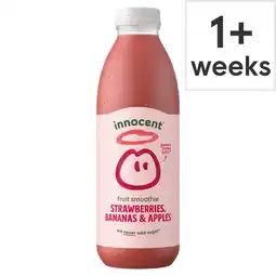 Tesco innocent Smoothie Strawberries & Bananas 750ml offer