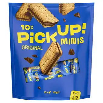 Tesco Bahlsen Pick Up! Minis Milk Chocolate 10.6Gx10 offer