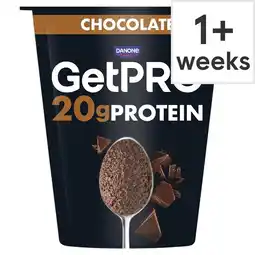 Tesco GetPro 20g Chocolate High Protein Mousse 200g offer