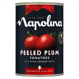 Tesco Napolina Peeled Plum Tomatoes 400G offer