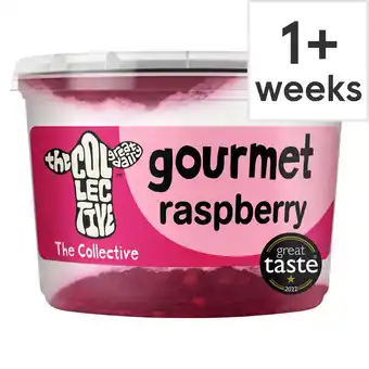 Tesco The Collective Gourmet Raspberry Greek Style Yogurt 425G offer