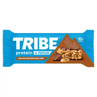 Tesco TRIBE Protein & Focus Peanut Butter Chocolate 60g offer