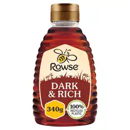 Tesco Rowse Squeezy Honey Dark & Rich 340G offer