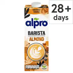 Tesco Alpro Barista Almond Long Life Dairy Free Drink 1L offer