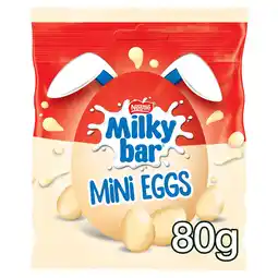 Tesco Milkybar White Chocolate Mini Eggs 80G offer