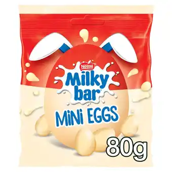 Tesco Milkybar White Chocolate Mini Eggs 80G offer