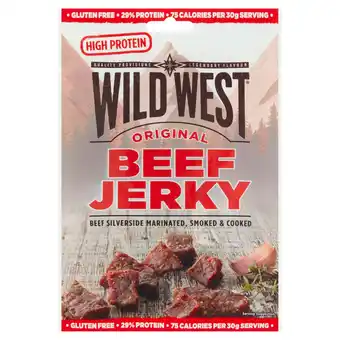 Tesco Wild West Original Beef Jerky 60G offer