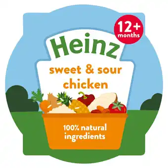 Tesco Heinz Sweet & Sour Chicken Baby Food Tray 200g offer