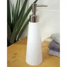 Tesco Showerdrape Alto White Liquid Soap Dispenser offer