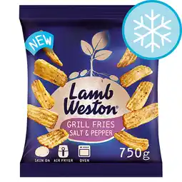 Tesco Lamb Weston Salt & Pepper Grill Fries 750g offer