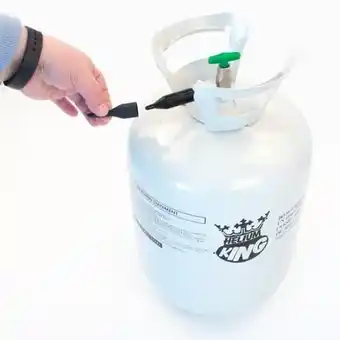 Tesco Helium Canister with Foil Inflation Adaptor - Fills up to 50 x 9 in balloons offer