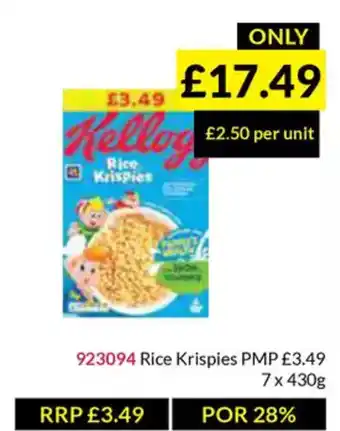 Musgrave MarketPlace Rice Krispies offer