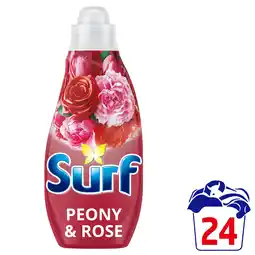 Tesco Surf Peony & Rose Liquid Detergent 24 Washes 648ml offer