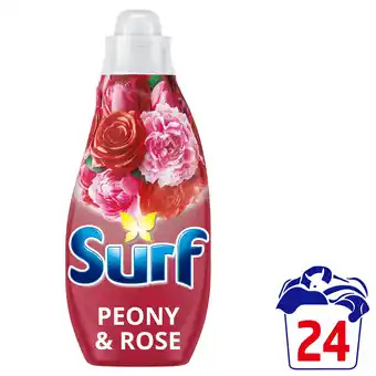 Tesco Surf Peony & Rose Liquid Detergent 24 Washes 648ml offer