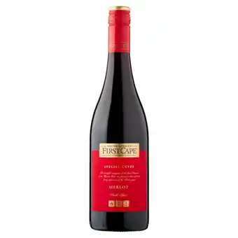 Tesco FirstCape Special Cuvee Merlot 750ml offer