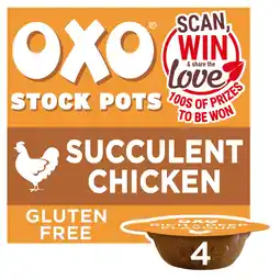 Tesco Oxo Stock Pots Succulent Chicken with Bay & Parsley 4 x 20g (80g) offer