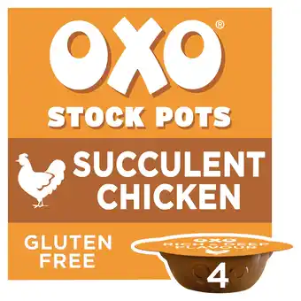 Tesco Oxo Stock Pots Succulent Chicken with Bay & Parsley 4 x 20g (80g) offer