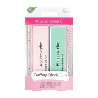 Tesco Brushworks Pastel Nail Buffing Blocks offer