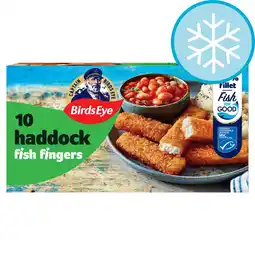 Tesco Birds Eye 10 Fish Fingers Haddock 280G offer