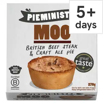 Tesco Pieminister Moo Pie 270G offer