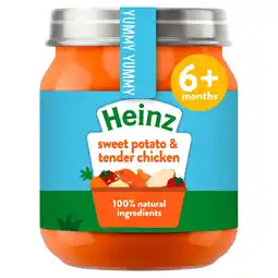 Tesco Heinz Sweet Potato & Chicken Baby Food Jar 120g offer