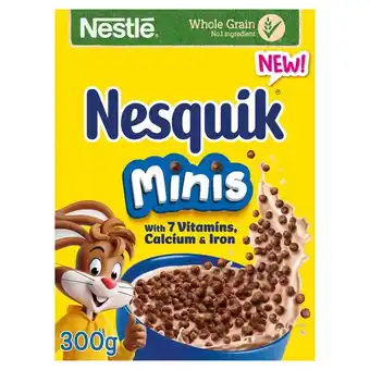 Tesco Nestlé Nesquik Chocolate Minis Cereal 300g offer