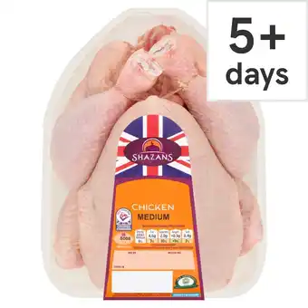 Tesco Shazans Whole Chicken Medium 1.4-1.8Kg offer