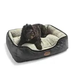 Tesco Silentnight Airmax Dog Bed, Large Pet Bed, Grey, Easy Care, Reversible Inner Cushion, Breathable offer