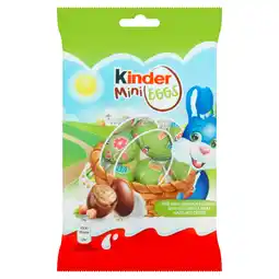 Tesco Kinder Milk Chocolate And Hazlenut Mini Eggs 75G offer