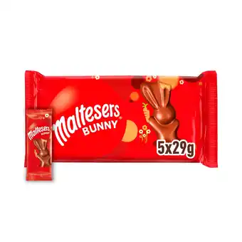 Tesco Maltesers Milk Chocolate Bunny Multipack 5 x 29g offer