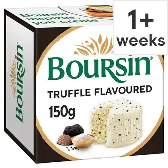 Tesco Boursin Truffle Flavoured Soft Cheese 150g offer