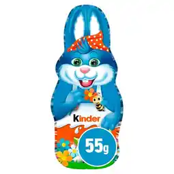 Tesco Kinder Hollow Chocolate Easter Bunny 55G offer