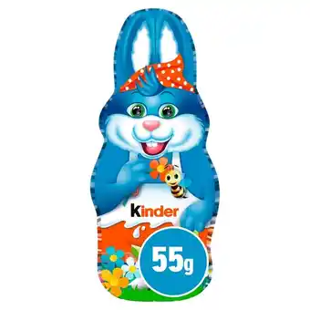 Tesco Kinder Hollow Chocolate Easter Bunny 55G offer