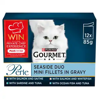 Tesco Gourmet Perle Cat Food Seaside Duo 12X85g offer