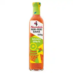 Tesco Nando's Peri Peri Sauce Lemon & Herb 500G offer