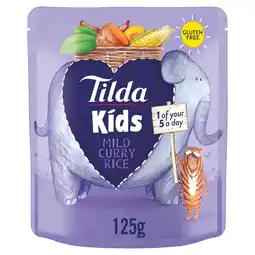 Tesco Tilda Kids Mild Curry Rice 125G offer