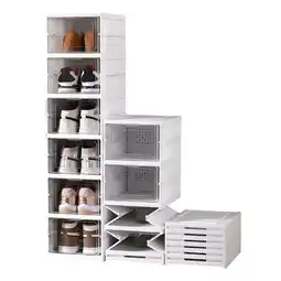 Tesco Living and Home Foldable Shoe Storage Rack with 6 Tiers offer