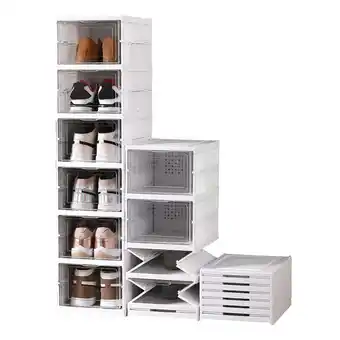 Tesco Living and Home Foldable Shoe Storage Rack with 6 Tiers offer