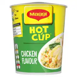 Tesco Maggi Hot Cup Chicken Noodles Pot 59.2g offer