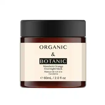 Tesco Organic & Botanic Mandarin Orange Overnight Mask 60ml offer