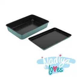 Tesco Prestige Nadiya Oven Tray & Roast & Bake Set Carbon Steel Rectangular Bakeware offer